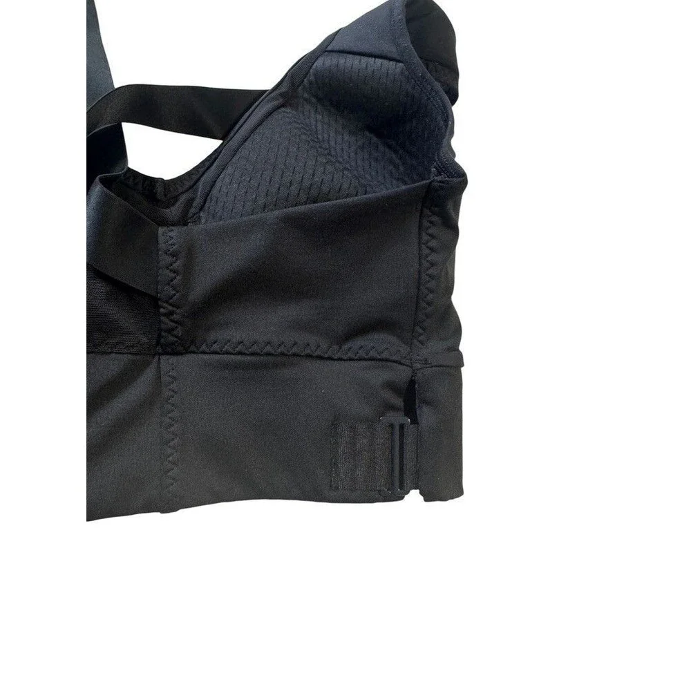 ATHLETA Women's SMALL Crisscross Full Coverage Wireless Sports Bra Black